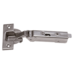 Tiomos 110&#730; Opening Hinge, 42/45mm Bore Pattern, Free-Swinging, Overlay, Nickel-Plated, Impresso - Main Image
