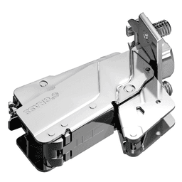 Tiomos 160&#730; Opening Hinge, 42mm Bore Pattern, Self-Closing, Overlay, Nickel-Plated, Dowelled - Main Image