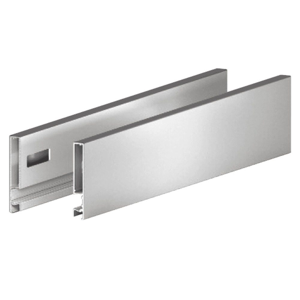 Grass Vionaro H89 Drawer Side Slide in Silver Gray, 3-1/2" - 18"