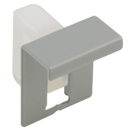 Tool-Free Adjustment for Vionaro Cross Divider Rail Holder, Silver Gray