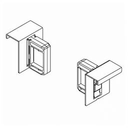 Vionaro Cross Divider Rail Holder, Silver Gray - Drawer Installation