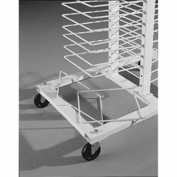 Rolling Hafele Panel Rack - 1250lb Capacity, 6" Wheels, 2-1/2" Shelf Spacing