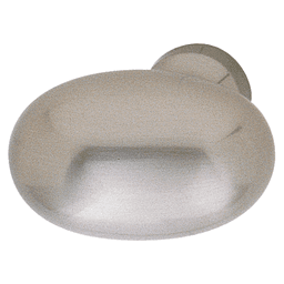 Elegant 34mm Egg Knob in Stainless Steel by Hafele