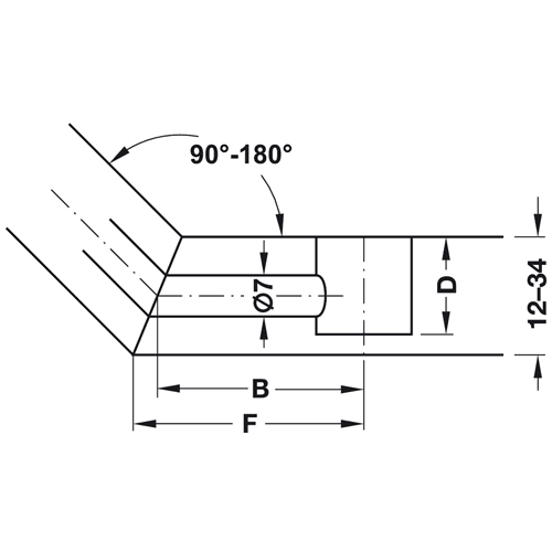 Minifix™ Mitre Joint Bolt, Galvanized - Alt Image 1