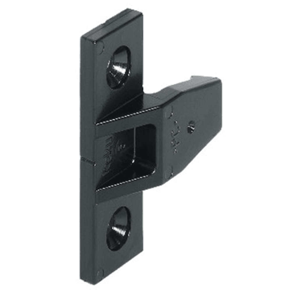 48mm x 16mm Plastic Keku Push-in Fitting Male Component, Black - Main Image