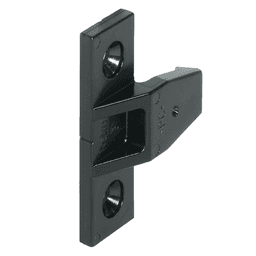 48mm x 16mm Plastic Keku Varianta Push-in Fitting Male Component, Black - Main Image