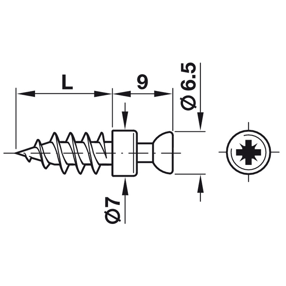 Rafix™ 7mm x 12mm Pozi Head Bolt, Galvanized, Box of 5000 - Alt Image 1