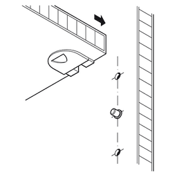 Galvanized Steel Shelf Support for Shelving System