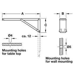 Automatic Locking Spring Bracket for Convenient Use