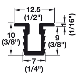 Cabinet hardware guide track for Hafele brand