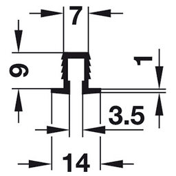 Guide track for smooth cabinet door movement