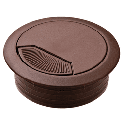 Brown Cable Grommet with Spring-Loaded by Hafele