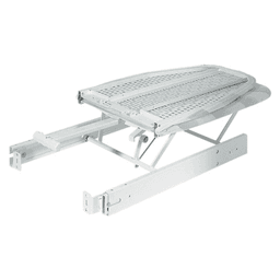 Ironing Board Drawer Pulls Forward on Runners to Correct Height
