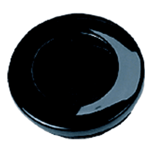 2-7/16" Nylon Series Recessed Pull in Black by Hardware Concepts Inc.