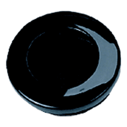 2-7/16" Nylon Series Recessed Pull in Black by Hardware Concepts Inc.