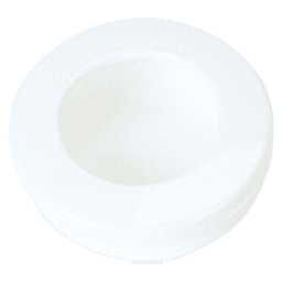 Contemporary Round Shaped Recessed Pull with Screw