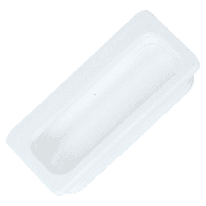Cloud White Nylon Series Recessed Pull by Hardware Concepts Inc.