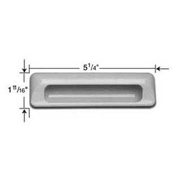 Stylish and Durable 4-5/8" Flush Pull by Hardware Concepts Inc.