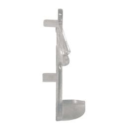 5mm Locking Shelf Support Double Pin, Clear - Hardware Concepts Inc.