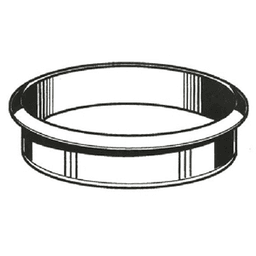 White 152mm Trash Grommet from Hardware Concepts Inc.