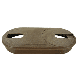 Brown 3-piece wire grommet for Hardware Concepts Inc.