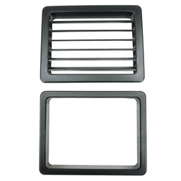 3-1/4" Black Ventilation Grommet with Locking Cap and Liner by Hardware Concepts Inc.