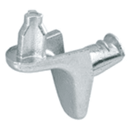 5mm Sekura Shelf Support with Nickel-Plated Finish