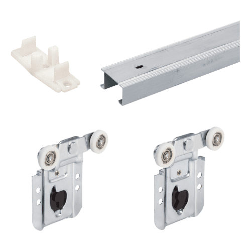 Hettich America Top Line Grant 6034 6'''' Sliding By-Pass Double Door Kit - Carrier HT6320 and HT6330