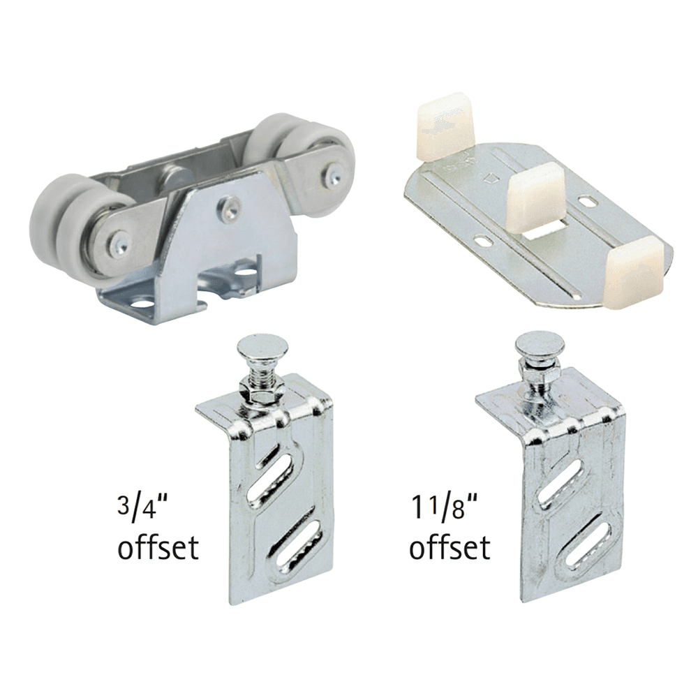 High quality ball-bearing wheels and heavy-duty aluminum double I-beam track