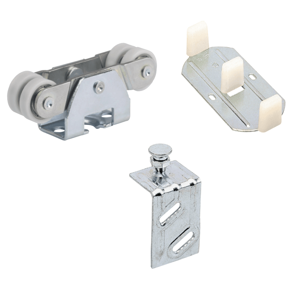 Heavy duty aluminum double I-beam track for Top Line GrantAr 72-138 By-Passing Door Hardware Set