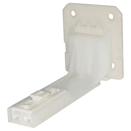 Hettich Quadro IW21 Plastic Rear Bracket, White (100/Box) Main - Image