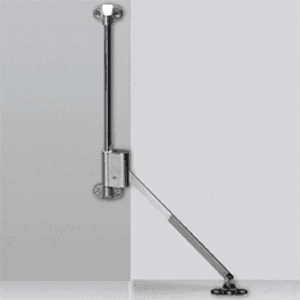 Klassik D 322mm Flap Stay with L258 D Support, Nickel-Plated - Main Image