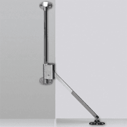 Klassik D 322mm Flap Stay with L258 D Support, Nickel-Plated - Main Image