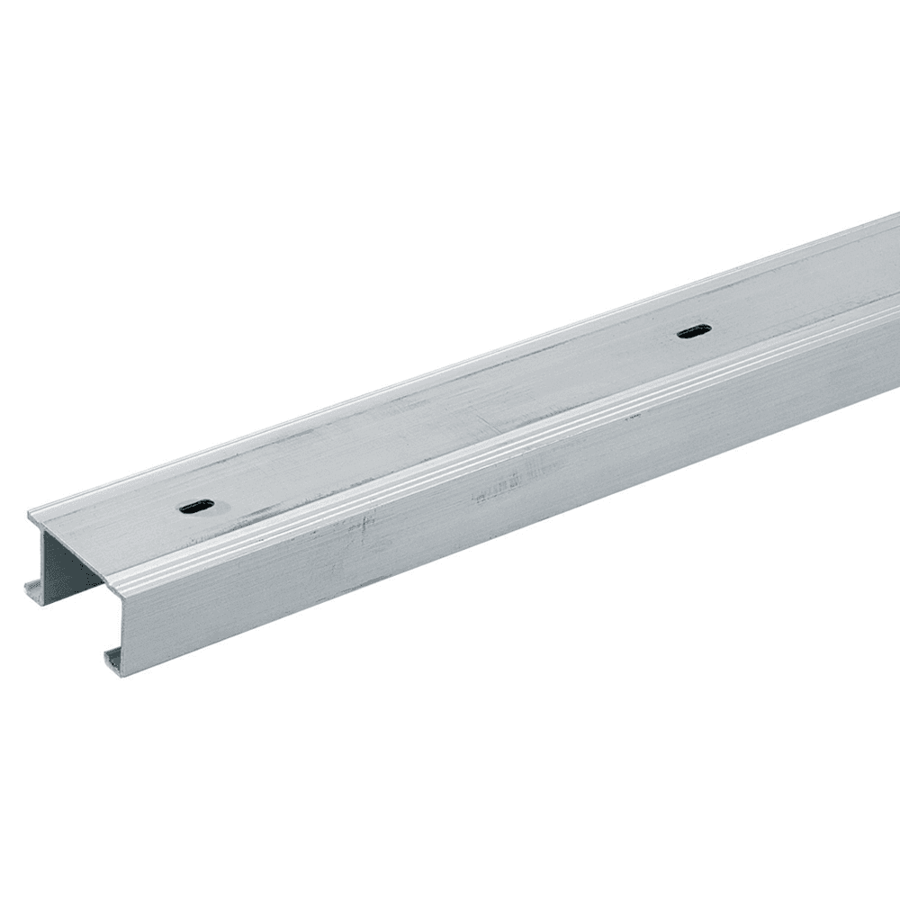 4'''' aluminum extruded double track with dual mounting holes