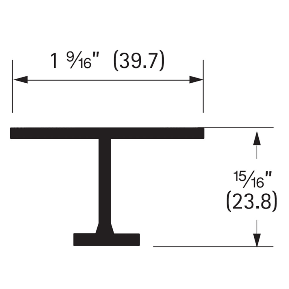 Versatile 8'''' Aluminum Extruded Single Track 7001 - Hettich America - Image 2