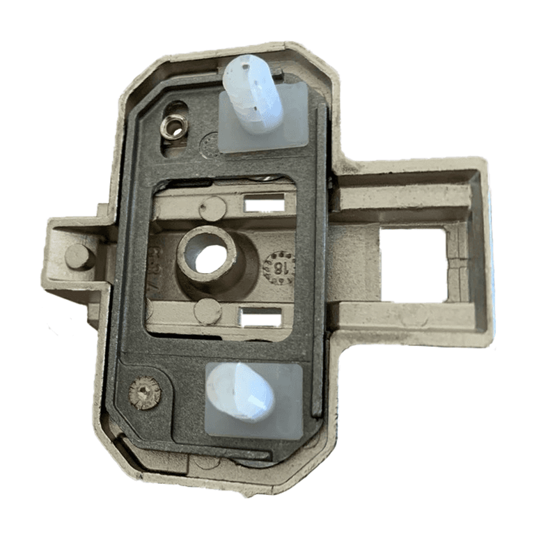 Intermat/Ecomat Cam Adjustment Face Frame Mounting Plate, Nickel-Plated, Dowelled, 0mm - Alt Image 1