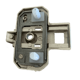 Intermat/Ecomat Cam Adjustment Face Frame Mounting Plate, Nickel-Plated, Dowelled, 0mm - Alt Image 1