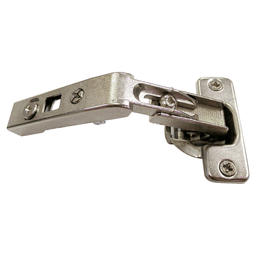 Pie-Cut Corner 50&#730;/90&#730; Opening Hinge, Nickel-Plated - Alt Image 1