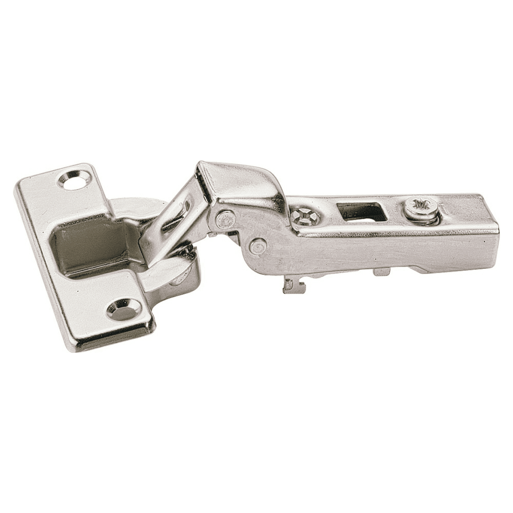 Intermat 9943 110&#730; Opening Hinge, 45mm Bore Pattern, Self-Closing, Half Overlay, Nickel-Plated, Dowelled - Main Image