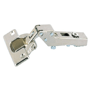 Intermat 9944 125&#730; Opening Hinge, 45mm Bore Pattern, Self-Closing, Half Overlay, Nickel-Plated, Screw-On - Main Image