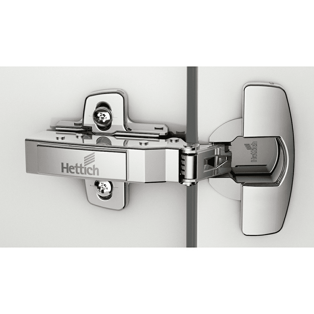 Sensys 110&#730; Opening Hinge with Integrated Silent System, 45mm Boring Pattern, Self-Closing, Inset, Nickel-Plated, Dowelled - Main Image