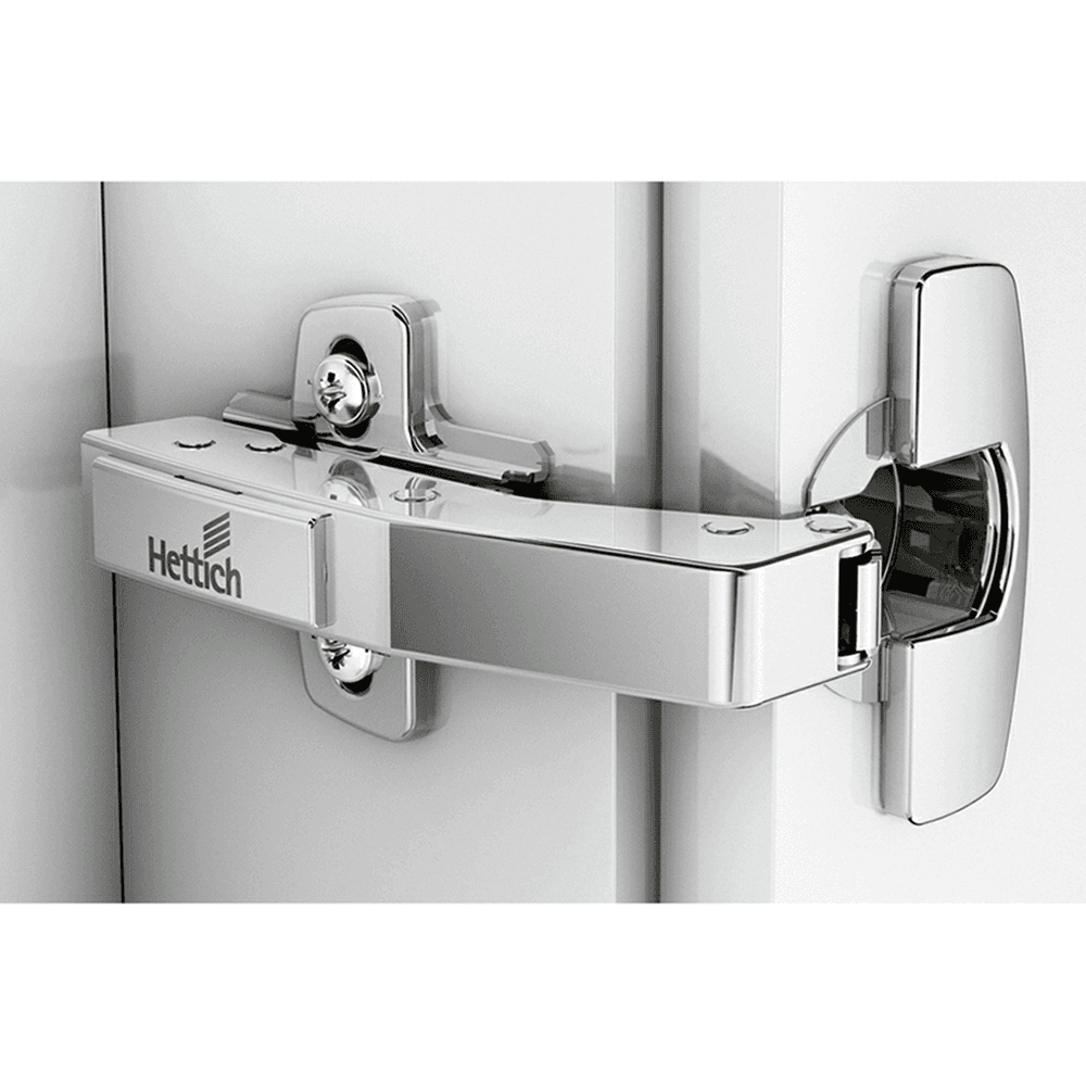 9088026 Sensys 8639i W45 95&#730; Opening Hinge with Integrated Silent System, Self Closing, Inset, Nickel-Plated, Screw-On - Alt Image 1