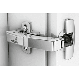 Sensys 8639i W90 95&#730; Opening Hinge with Integrated Silent System, Self Closing, Inset, Nickel-Plated, Screw-On - Alt Image 1