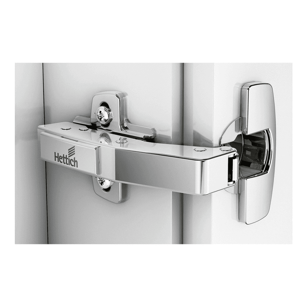 Sensys 8639i 95&deg; Opening Hinge with Integrated Silent System, 45mm Bore Pattern, Self-Closing, Inset, Nickel-Plated, Dowelled Alt 1 - Image