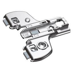 Sensys Cam Adjustment Universal Face Frame Mounting Plate, Nickel-Plated, Screw-On, 4.5mm - Alt Image 1