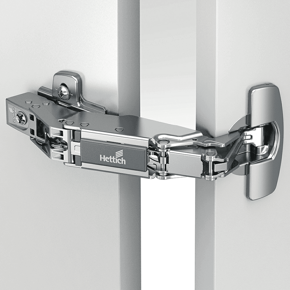 Sensys 8657i 165&#730; Opening Zero Protrusion Hinge, 45mm Bore Pattern, Soft-Closing, Full Overlay, Nickel-Plated, Dowelled - Alt Image 1