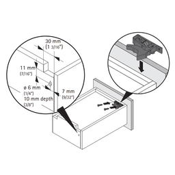 Hettich America Quadro Locking Device Set Image