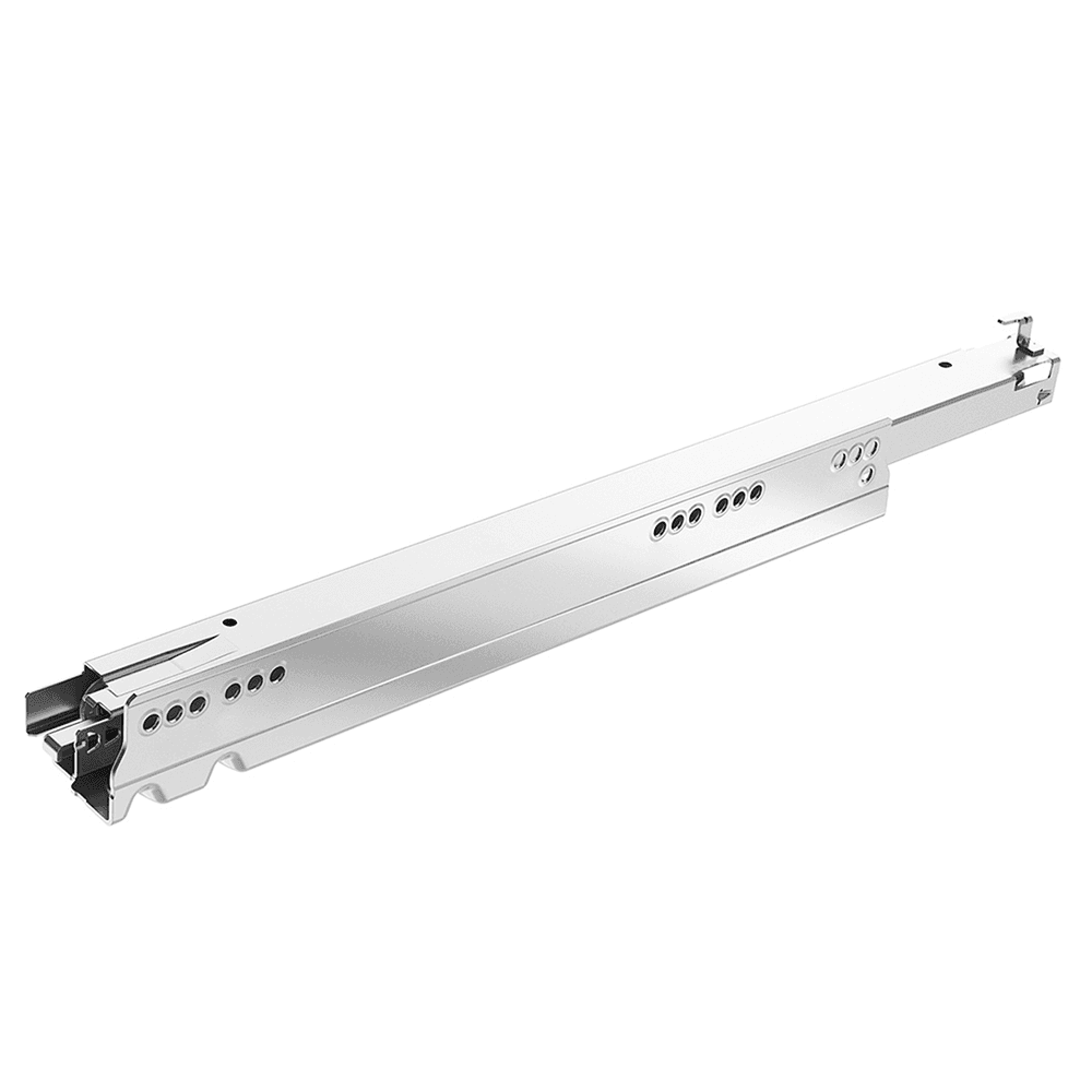 Actro YOU Right Drawer Slide with 40kg Capacity, Full Extension, Soft-Closing, Galvanized Steel, 500mm - Alt Image 1