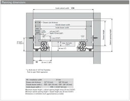 Quadro 2D V6 IW21 Planning Dimensions