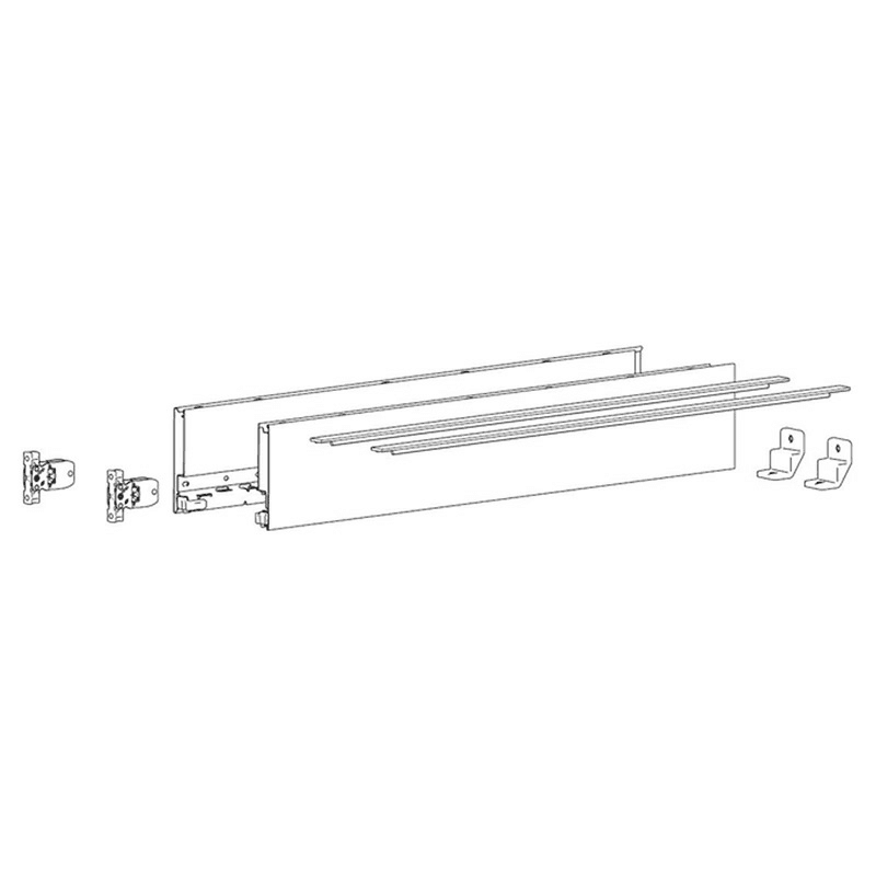 AvanTech YOU Double Walled Pot/Pan Drawer System, 187mm Drawer Height, Anthracite, 400mm Alt 3 - Image